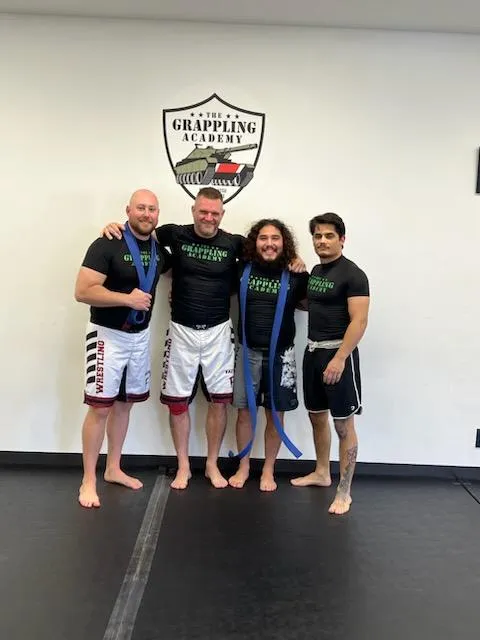 Live training on the mats at The Grappling Academy